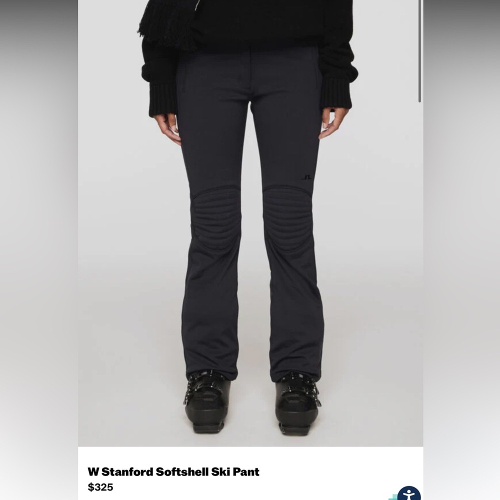 J.Lindeberg Black ski Pants